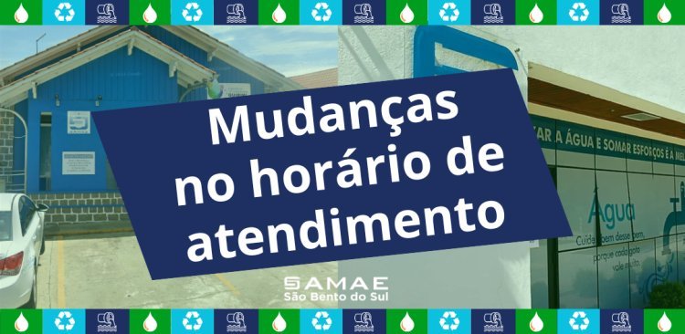 SAMAE do Centro passa a atender também no horário de almoço a partir de 1º de junho