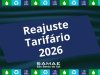 Reajuste Tarifário Anual – A partir de Agosto/2026