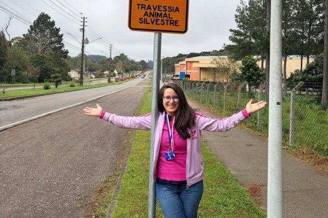 GEA promove instalação de placas de alerta sobre a fauna na Avenida dos Imigrantes