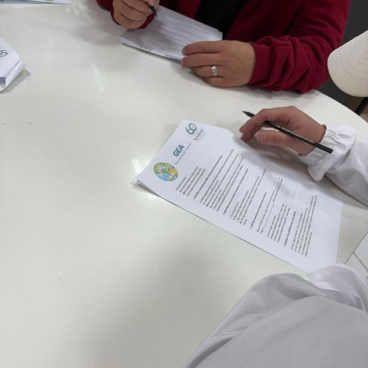Alunos do EJA SESI participam de palestra sobre saneamento e preservação ambiental