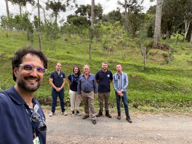 São Bento do Sul recebe visita técnica de Blumenau para conhecer Programa Produtor de Água