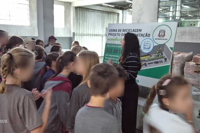 Conhecimento na prática: alunos da Escola Orestes Guimarães visitam o Aterro Sanitário e a UPR